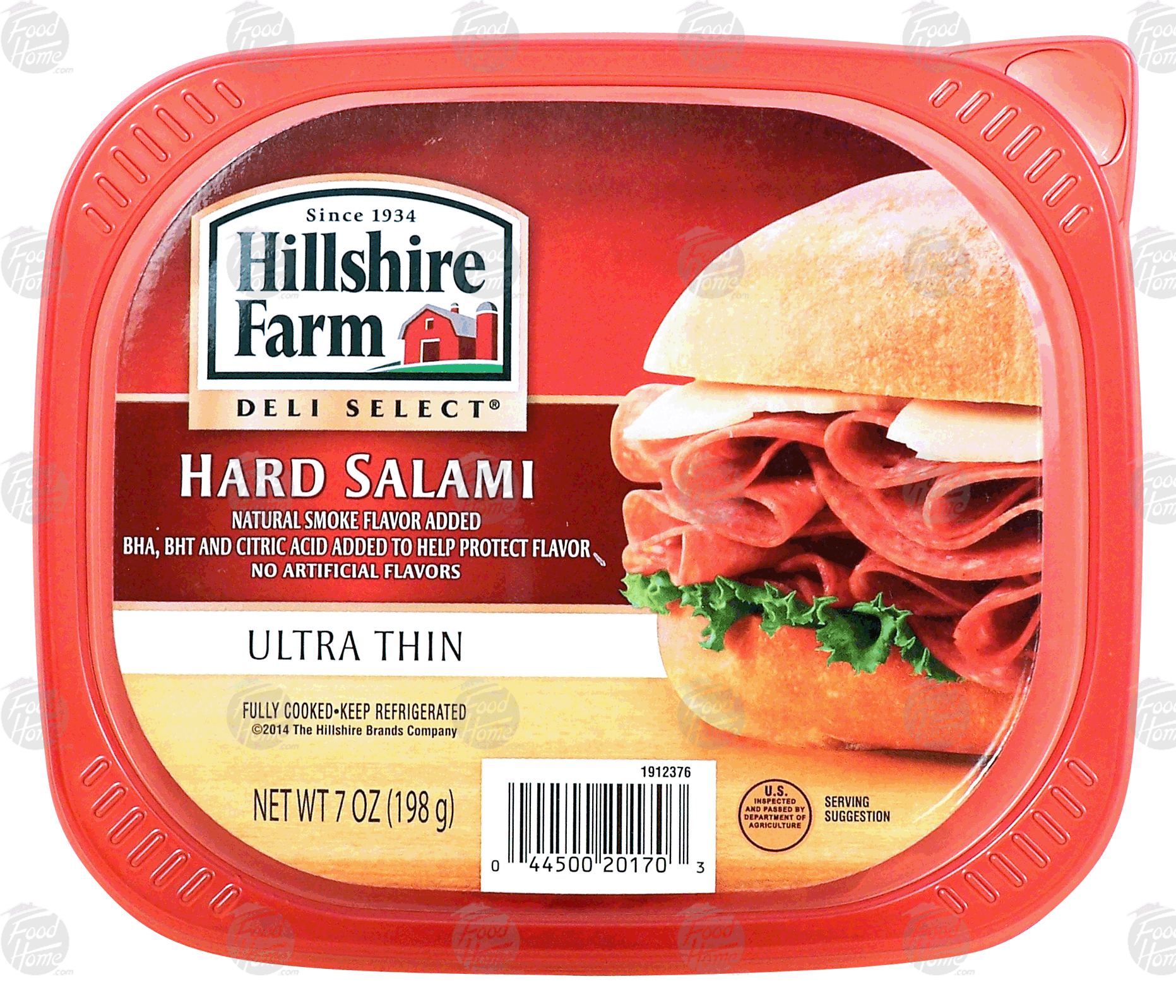 Hillshire Farm Deli Select ultra thin hard salami Full-Size Picture